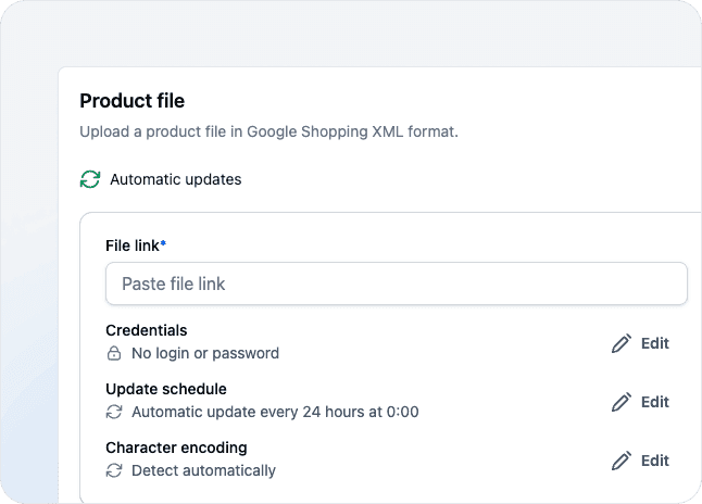 Your Product Feed
