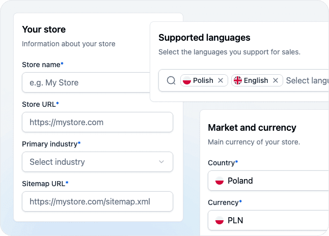 Information about your shop
