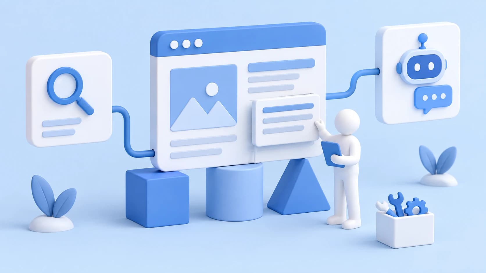 Updating a website built on SEO and checking its presence in AI answers